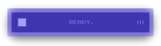 0type in the Commodore 64 theme
